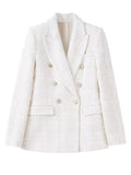 Blazer Feminino Costura Fina